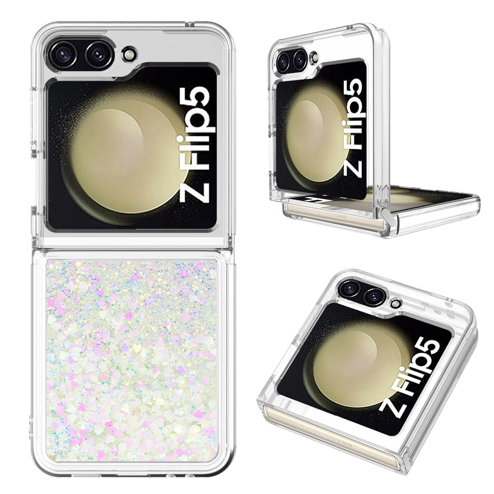 YB Quicksand Series-1 Liquid Phone Case for Samsung Galaxy Z Flip5 5G Floating Glitter Soft TPU Protective Cover YB Quicksand Series-1 Liquid Phone Case for Samsung Galaxy Z Flip5 5G Floating Glitter Soft TPU Protective Cover